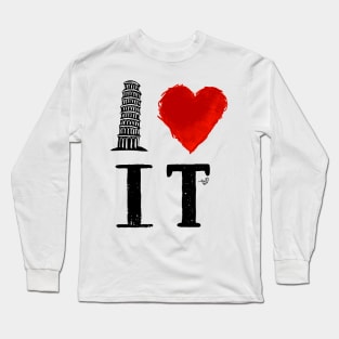 I Heart Italy (remix) Long Sleeve T-Shirt